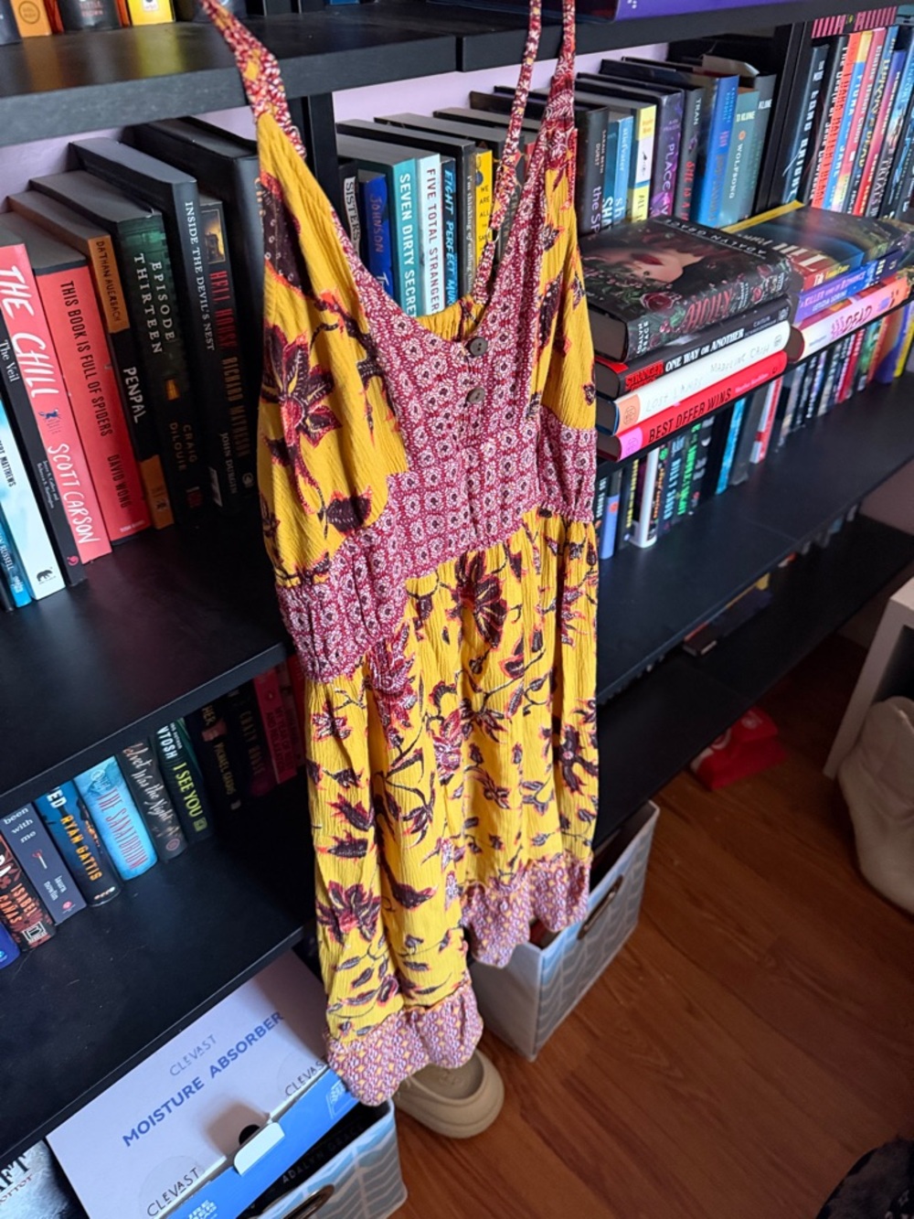 RAGA Yellow and Pink Floral Mini Dress